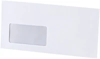 Bluering H30BORLA4ENYV4590B Boríték la4 enyvezett bélésnyomott  bal ablakos 45x90mm 110 × 220mm b20a15 ® fehér kép