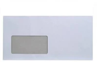 Bluering H30BORLA4SZILI359B Boríték la4 szilikonos bélésnyomott bal ablakos 35x90mm 110x220mm b20a20 ® fehér kép