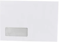 Bluering H30BORLC5ONTAP359B Boríték lc/5 öntapadó bélésnyomott bal ablakos 35x90mm 162x229mm b20a20 ® fehér kép