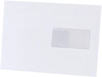 Bluering H30BORLC5SZILI4590 Boríték lc/5 szilikonos bélésnyomott jobb ablakos 45x90mm 162x229mm j20a60 ® fehér kép