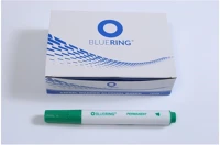 Bluering H30BR895523 Flipchart marker rostirón vizes kerek végű 3mm, ® zöld kép