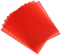 Bluering H30ELO200TRPIR Előlap, a4, 200 micron 100 db/csomag, ® áttetsző piros kép