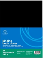 Bluering h30hat230gfeborhat Hátlap, a4, 230 g. bőrhatású 100 db/csomag, bluering® fekete