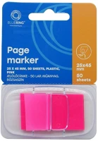 Bluering H30JELCMUA50LR Jelölőcímke 25x45mm, 50lap, műanyag ® pink kép