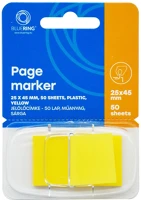 Bluering H30JELCMUA50LS Jelölőcímke 25x45mm, 50lap, műanyag ® sárga kép