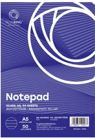 Bluering H30JZTA5VONAL50 Jegyzettömb ragasztott, a5, 50lap, ® vonalas kép