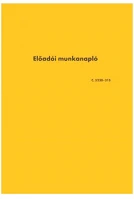 Bluering H30NYOMTC5230315 Előadói munkanapló a4, álló 20lapos füzet c.5230-315 ® kép