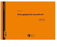 Bluering H30NYOMTDGEPJ215X Tehergépjármű menetlevél a5, 100 lapos d.gepj.21/5 ® kép
