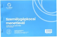 Bluering H30NYOMTDGEPJ365X Személygépkocsi menetlevél a5, 100 lapos d.gepj.36/5 ® kép