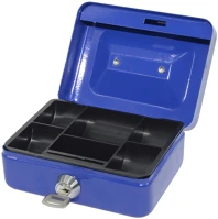 Bluering H30PNZK2 Pénzkazetta fém 125x55x95 mm kicsi ® kék kép