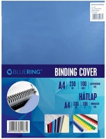 Bluering HAT230GKEKBORHA Hátlap, a4, 230 g. bőrhatású 100 db/csomag, kék ® kép