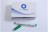 Bluering JJ20572C Flipchart marker rostirón vizes vágott végű 1-4mm, ® zöld kép