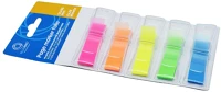 Bluering JJ50346 Jelölőcímke 12x45mm, 5x25lap, műanyag 5szín/bliszter, kemény tokos kép