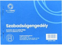 Bluering SZABADSÁGENGEDÉLY A6 50X2LAPOS B.18-49/V Szabadságengedély a6 50x2lapos b.18-49/v ® kép