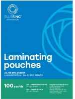 Bluering tby062775 Lamináló fólia a6, 80 micron 100 db/doboz, bluering®