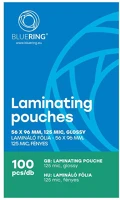 Bluering tby107607 Lamináló fólia 56x96mm, 125 micron 100 db/doboz, bluering®
