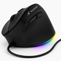 Bluestork M-W-ERGO-LUMI Rgb mouse black kép