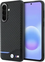 Bmw BMHCSA5722NBCK M carbon samsung galaxy a57 tok kameravédő peremmel, karbon minta, fekete kép