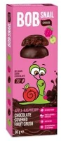Bob snail COR_KHE392 Gyümölcs snack, 30 g, alma-málna étcsokoládéban kép