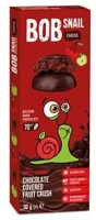 Bob snail COR_KHE393 Gyümölcs snack, 30 g, alma-meggy étcsokoládéban kép