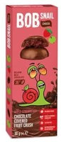 Bob snail COR_KHE394 Gyümölcs snack, 30 g, alma-eper tejcsokoládéban kép