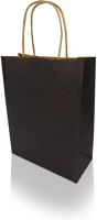 Bong group 12931 Bong h-green l 32x42x15cm fekete papírtáska kép