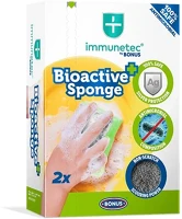 Bonus 12.02107 Mosogatószivacs  bioactive formázott 9,5x7,1x4,5cm 2 darabos kép