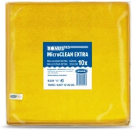 Bonus BONUSPRO MICROCLEAN Pro microclean extra kendő 40x40cm, 10db/csg (5csg/karton) sárga kép
