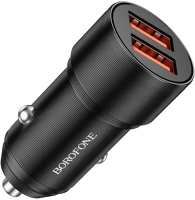Borofone BZ19 Dupla usb portos autós töltő 5v2,4a, 12w kép