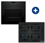 Bosch 100067011 Hbg272eb3 serie 4 beépíthető sütő+ poh6b6k30 beépíthető gázfőzőlap kép