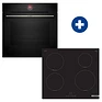 Bosch 100067021 hbg7741b1 beépíthető sütő + bosch pue611bb5e beépíthető indukciós kép
