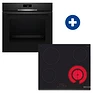 Bosch 100067022 Hqg572eb3 beépíthető sütő +  pkf631bb2e beépíthető kerámia főzőlap kép