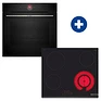 Bosch 100067024 Hbg7741b1 beépíthető sütő +  pkf631bb2e beépíthető kerámia főzőlap kép