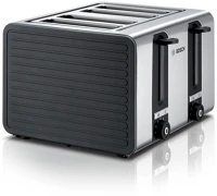 Bosch TAT7S45 Grafit/inox 4 szeletes kenyérpirító kép