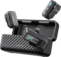 Boya BOYAMIC 2 2.4GHZ Mic 2 2.4ghz univerzális vezetéknélküli szett (1+2 töltődoboz) kép