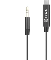 Boya BY-K2 3.5mm trs jack csatlakozó -> type-c átalakító kábel 20cm kép