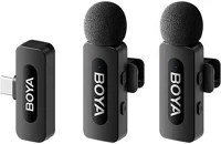 Boya BY-V20 V2.0 Mikrofon - (vezeték nélküli, fekete, usb-c) kép