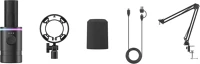 Boya CASTMIC S60B - XLR ÉS USB Castmic s60b - xlr és usb csatlakozású rgb broadcast mikrofon boom karral kép