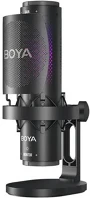 Boya K9 Mikrofon - (usb, állvány, led, fekete) kép
