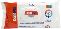 Bradochem 16205 Nedves törlőkendő fertőtlenítő hatással 64 lap/csomag bradolife kép