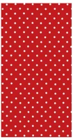 Braun 3351-8047 Asztalterítő 1,2x1,8 m papír damaszt dombornyomású piros pöttyös kép