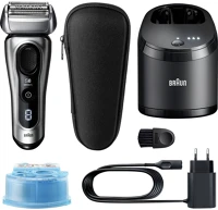 Braun 8457CC Series 8 wet&dry borotva ezüst kép