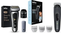 Braun BRAHS00SP Series 9 pro+ wet&dry borotva +  3 bg3350 testszőrtelenítő kép