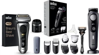 Braun BRAHS00SS Series 9 pro+ wet&dry borotva +  series 9 bt9441 trimmer kép