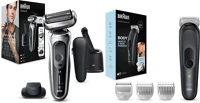 Braun BRAHS682SP Series 7 71-s7200cc ezüst borotva +  3 bg3350 testszőrtelenítő kép