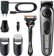 Braun BT5360 szakállvágó precíziós gombbal, 3 tartozékkal és egy gillette proglide kép