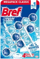 Bref 1250 Wc illatosító golyós 3 x 50 g power aktiv bref ocean breeze