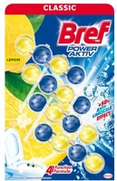 Bref c34856 Toalett illatosító golyó bref power aktiv lemon 3x50g