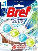 Bref DA503XSZHT8410436383684 Wc tisztító golyós (1db-os, 10db/karton) 50g power aktiv coconut kép
