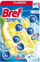 Bref DA503XSZWY9000100753371 Wc tisztító golyós mega pack power aktiv 3x50g lemon kép